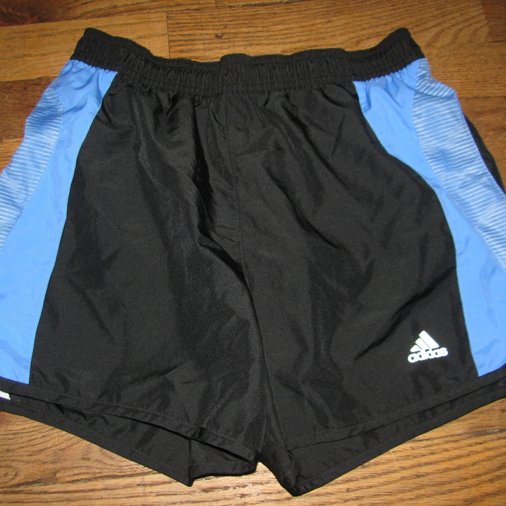 ADIDAS athletic shorts w/ built in liner SMALL